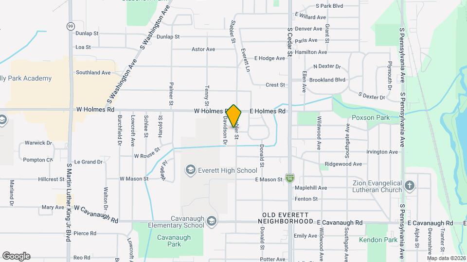 3506 Stabler St Map and Location Details