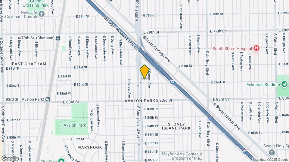 1604-1610 E 82nd St Map and Location Details