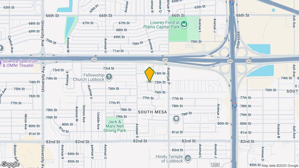 7501 Red Springs Ave Map and Location Details