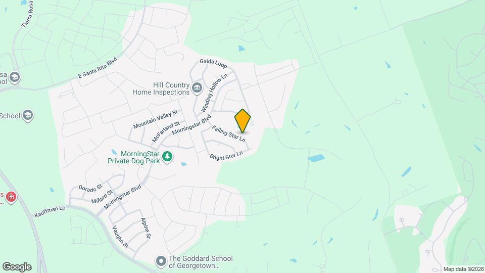 265 Falling Star Ln Map and Location Details