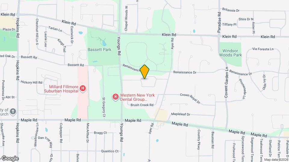 1105 Youngs Rd Map and Location Details