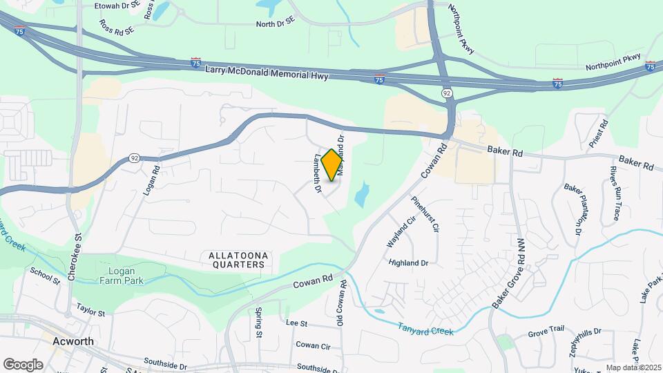 5005 Maryland Dr Map and Location Details