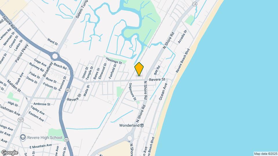 486 Revere St, Unit 5 Map and Location Details