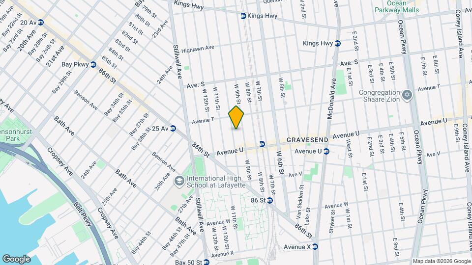 2043 W 10th St Map and Location Details