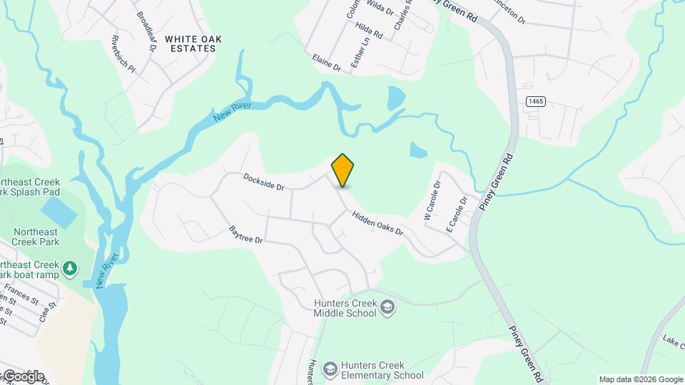 406 Hidden Oaks Dr Map and Location Details