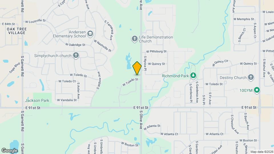 3604 W Toledo St Map and Location Details