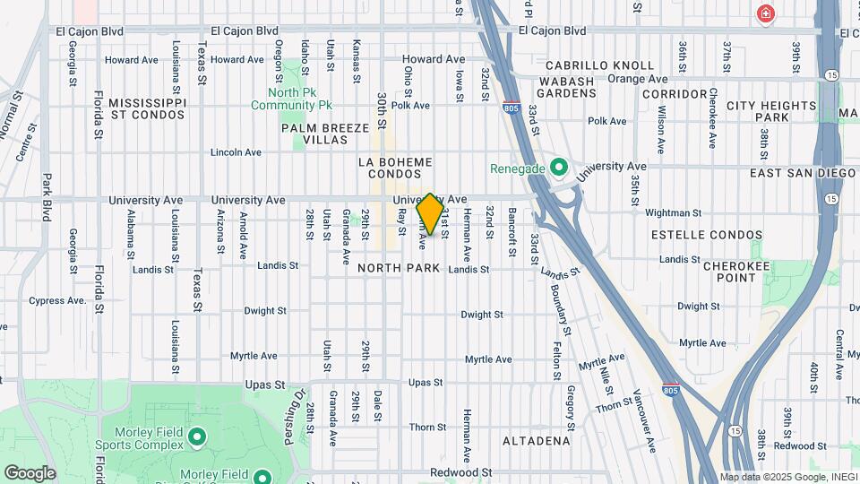 3759 Grim Ave Map and Location Details