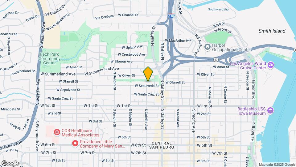 792 W Sepulveda St Map and Location Details