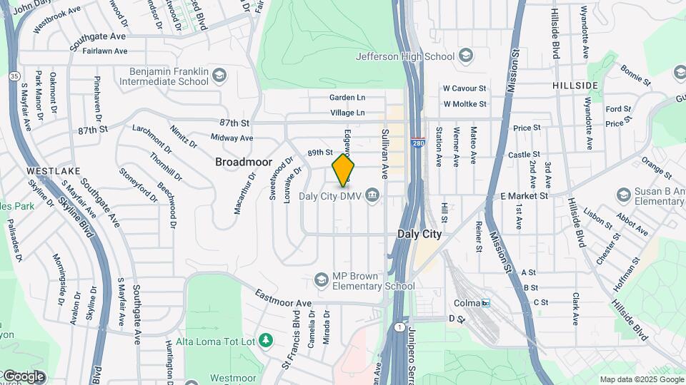 405 91st St Map and Location Details