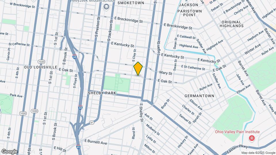 722 E Oak St Map and Location Details
