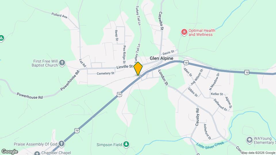 404 W Main St Map and Location Details