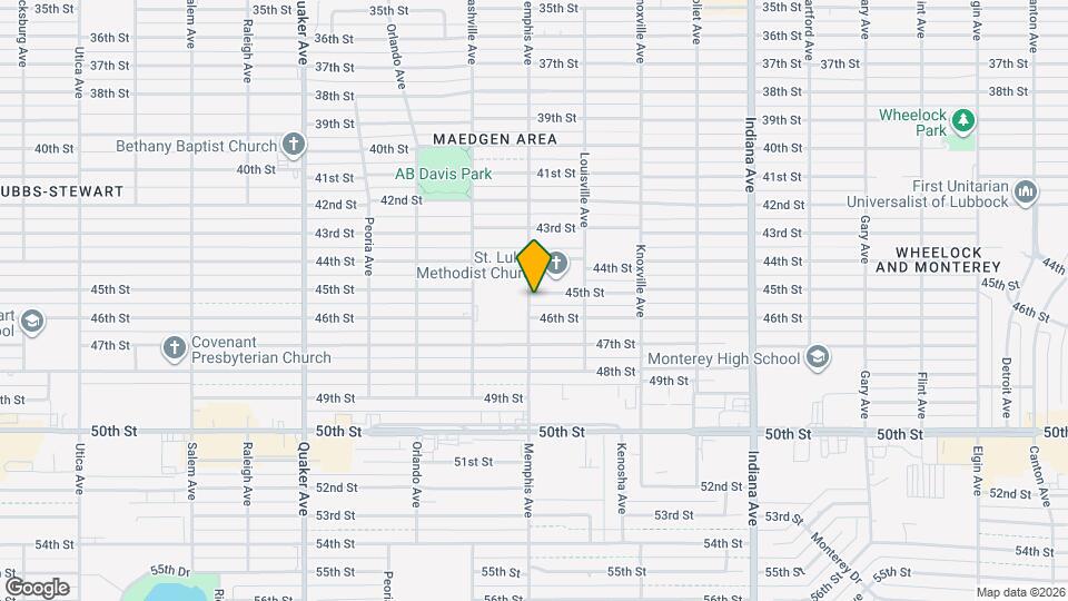 3715 45th St Map and Location Details