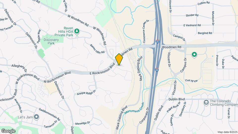 6825 Overland Dr Map and Location Details