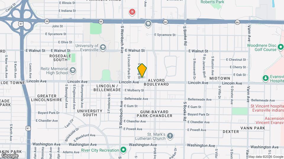 2104 Lincoln Ave, Unit Unit A Mapa y Detalles de la Ubicación