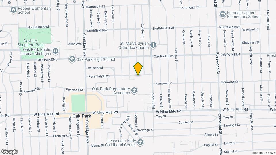 12851 Rosemary Blvd Map and Location Details