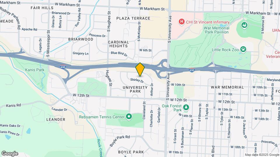 6310 Shirley Dr Map and Location Details