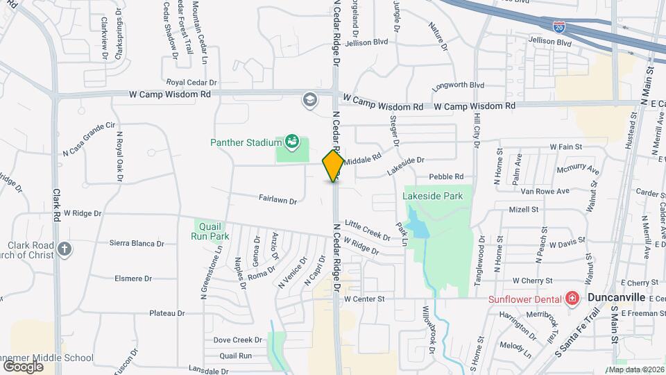 818 Fairlawn Dr Map and Location Details