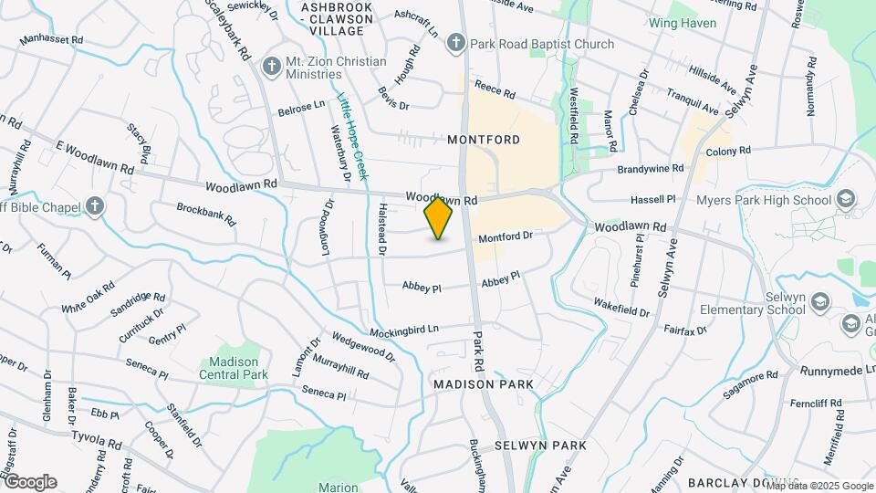 1425 Montford Dr Map and Location Details