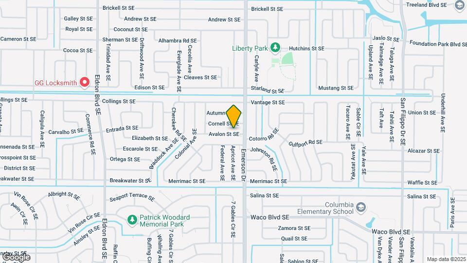 821 Avalon St SE Map and Location Details