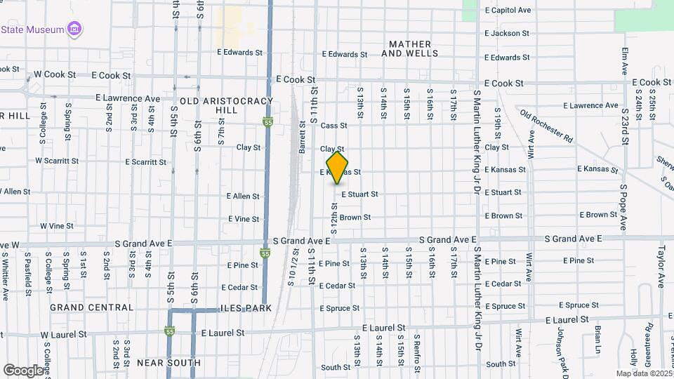 1126 S 12th St Map and Location Details