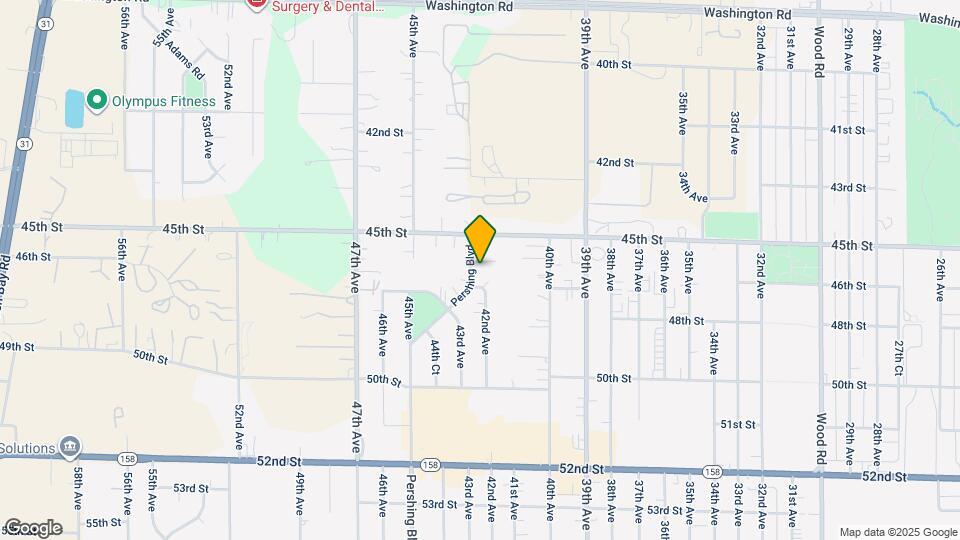 4609 Pershing Blvd Map and Location Details