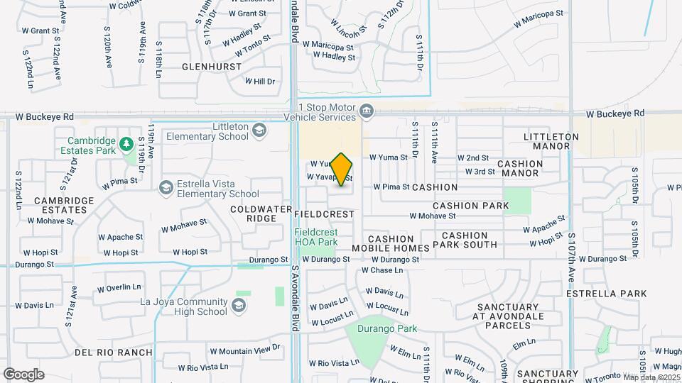 11374 W Pima St Map and Location Details
