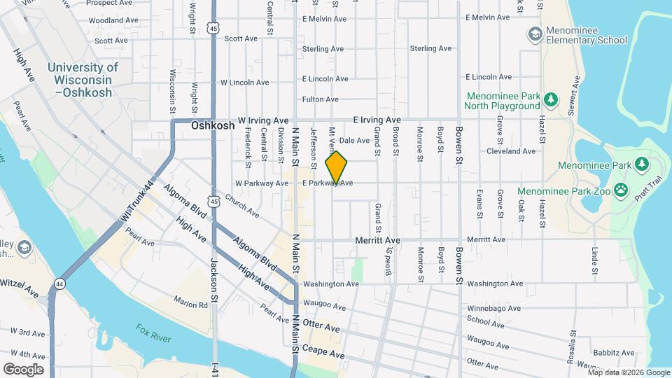 584 Mt Vernon St Map and Location Details
