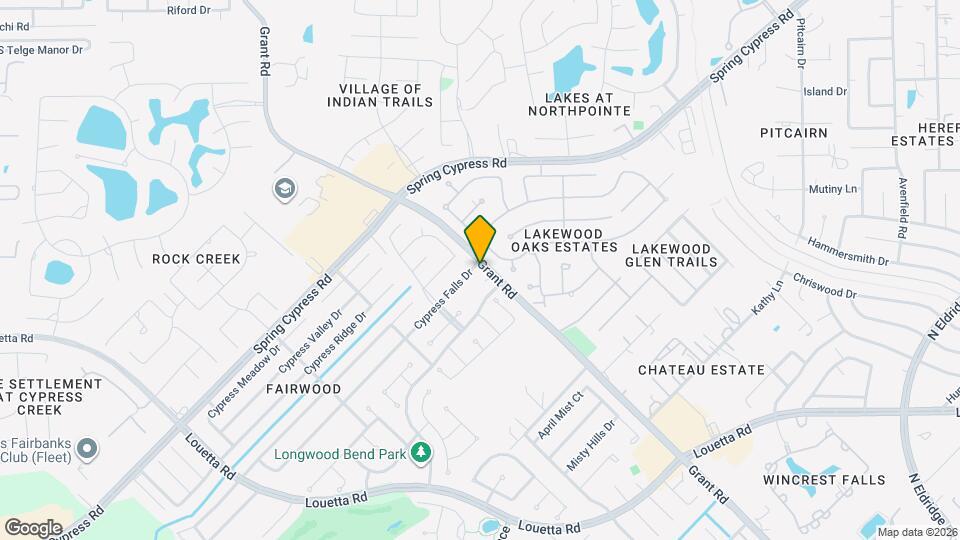 14003 Cypress Falls Dr Map and Location Details