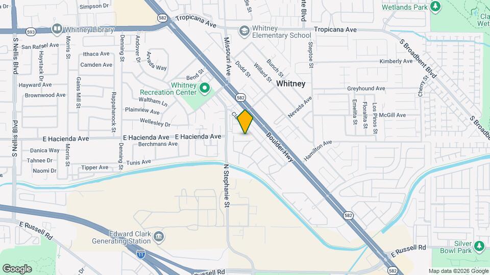 5792 Ambassador Ave Mapa y Detalles de la Ubicación