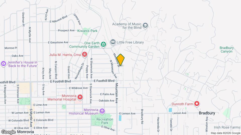 154 Madeline Dr, Unit Back unit Mapa y Detalles de la Ubicación