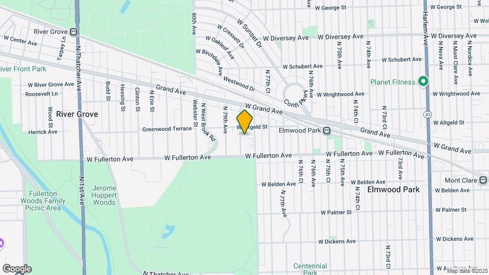 2431 N 78th Ct Map and Location Details