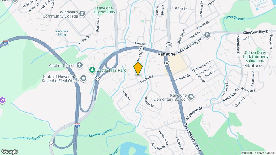 45-611-1040 Anoi Rd Map and Location Details