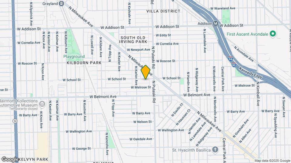 4027-4037 W School St Map and Location Details