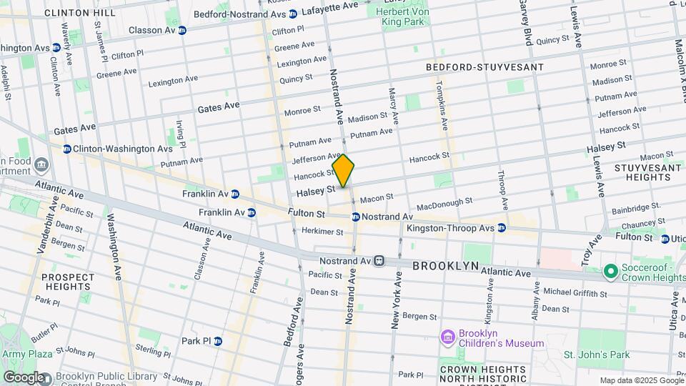 80 Halsey St Map and Location Details