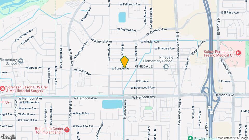 383 W Spruce Ave Map and Location Details