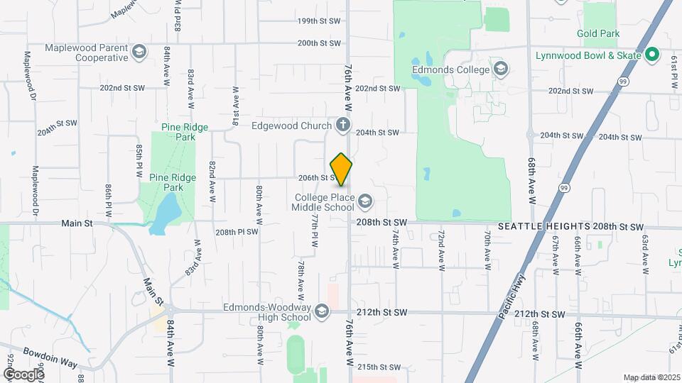 20620 76th Ave W Mapa y Detalles de la Ubicación