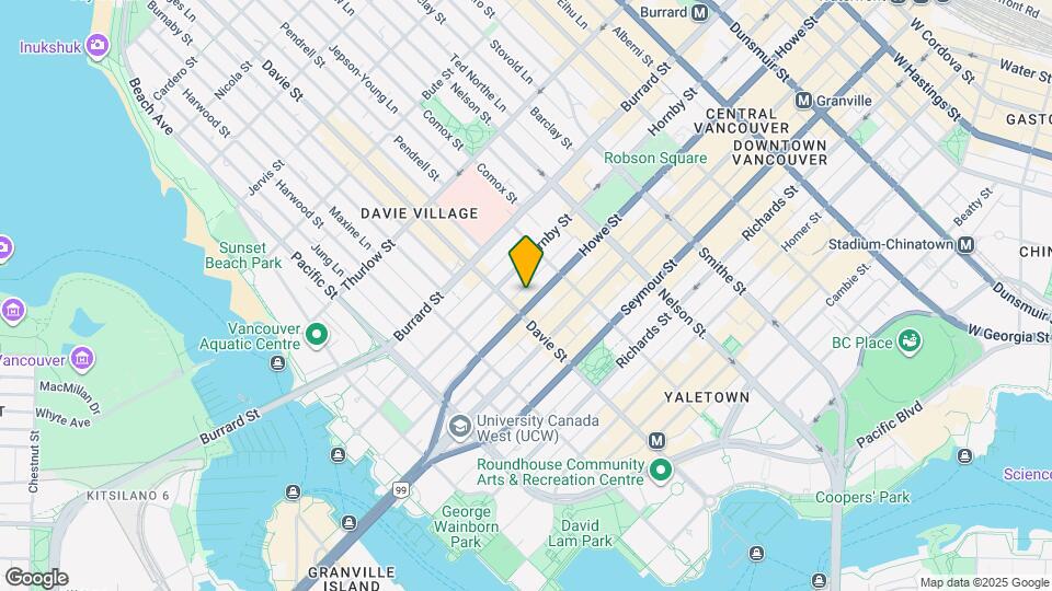 1189 Howe St Map and Location Details