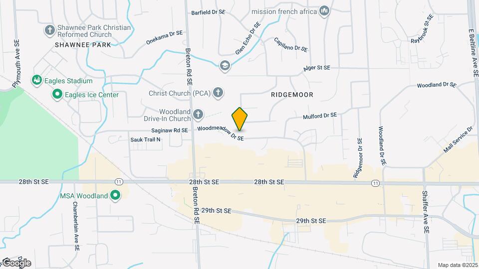 2571 Woodmeadow Dr SE Map and Location Details