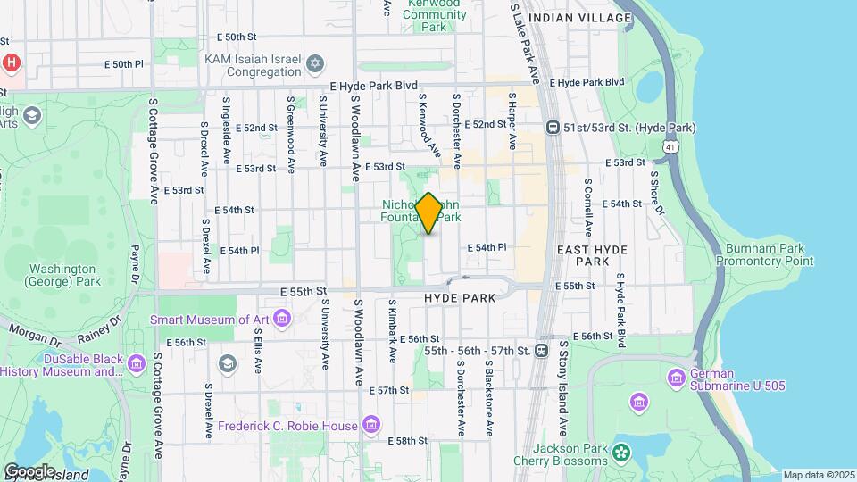 5441-5443 S Kenwood Ave Map and Location Details