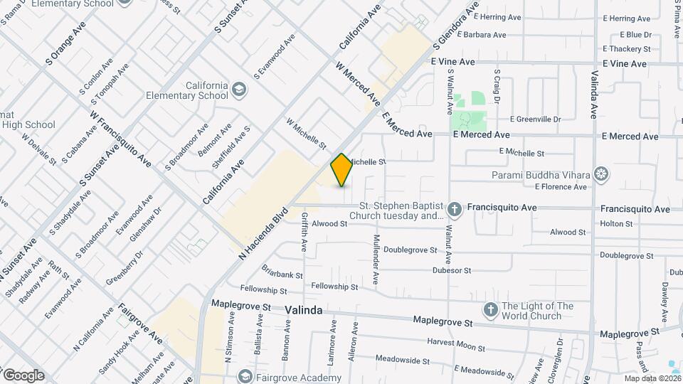 15745 Francisquito Ave, Unit J8 Mapa y Detalles de la Ubicación