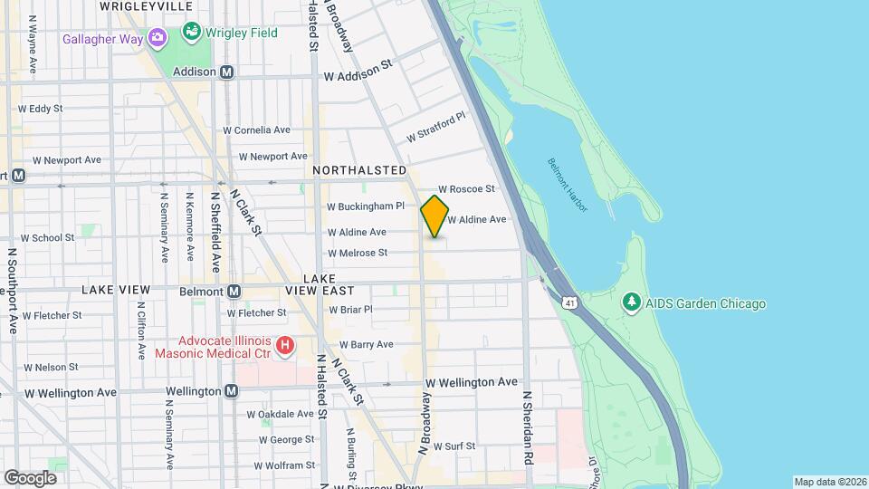 544 W Melrose St Map and Location Details