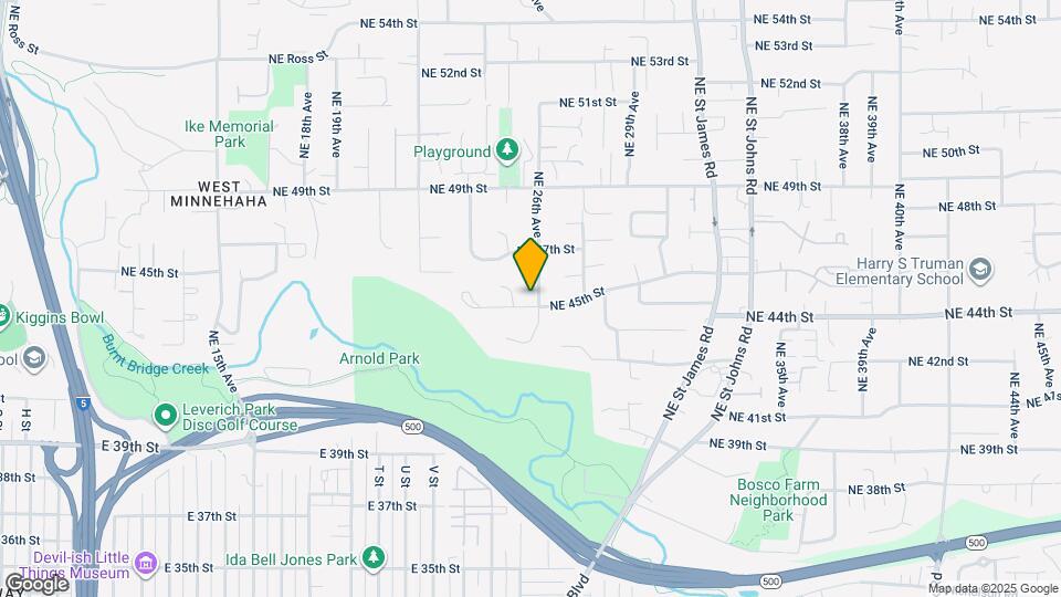 2516 NE 45th St Map and Location Details