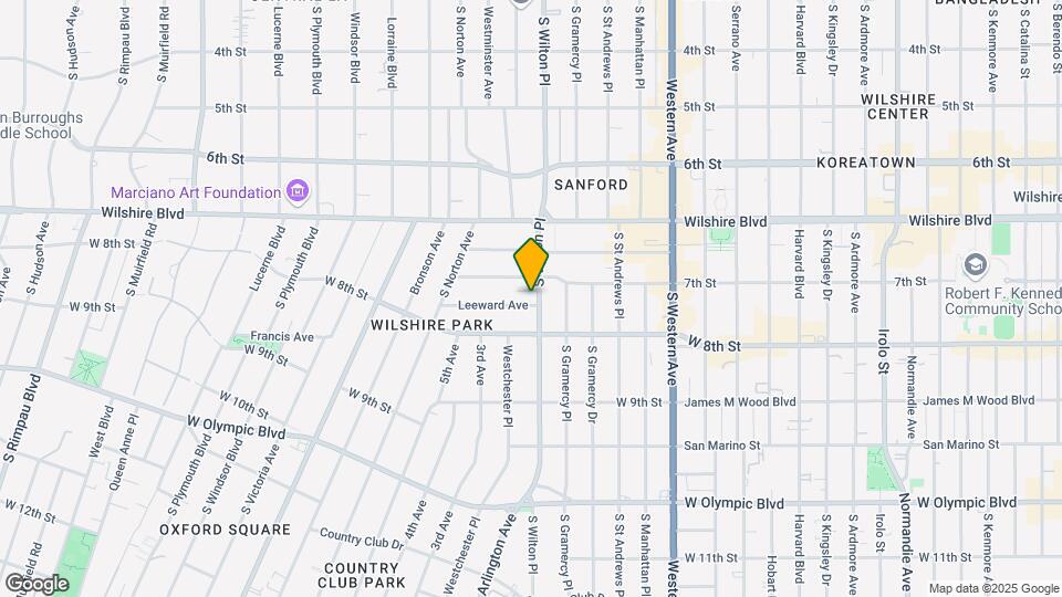 4003 Leeward Ave Mapa y Detalles de la Ubicación