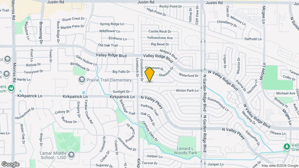 1670 Crosshaven Dr Map and Location Details