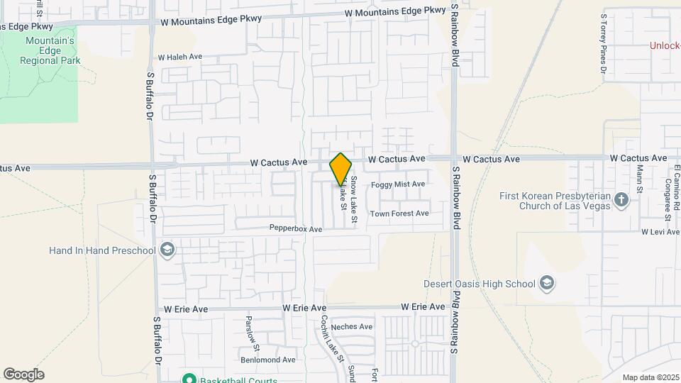 10581 Cliff Lake St Map and Location Details