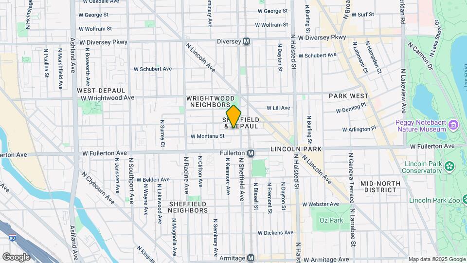 1014 W Montana St Map and Location Details