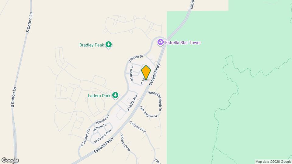 8411 S 164th Dr Mapa y Detalles de la Ubicación