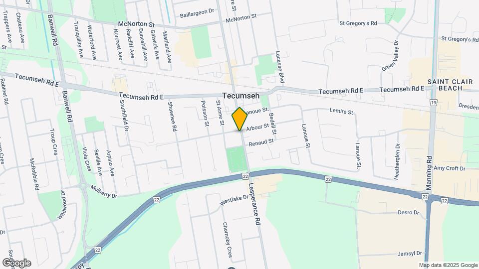 1401 Lesperance Rd Map and Location Details