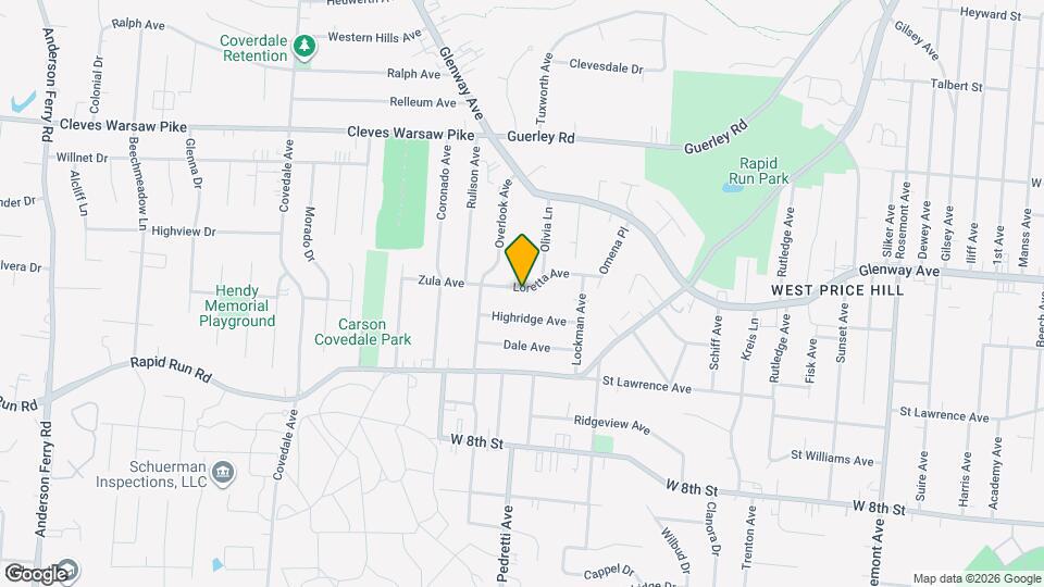 4737 Loretta Ave Mapa y Detalles de la Ubicación