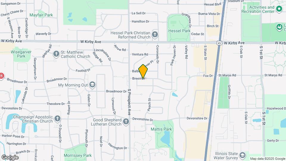 801 Breen Dr Map and Location Details